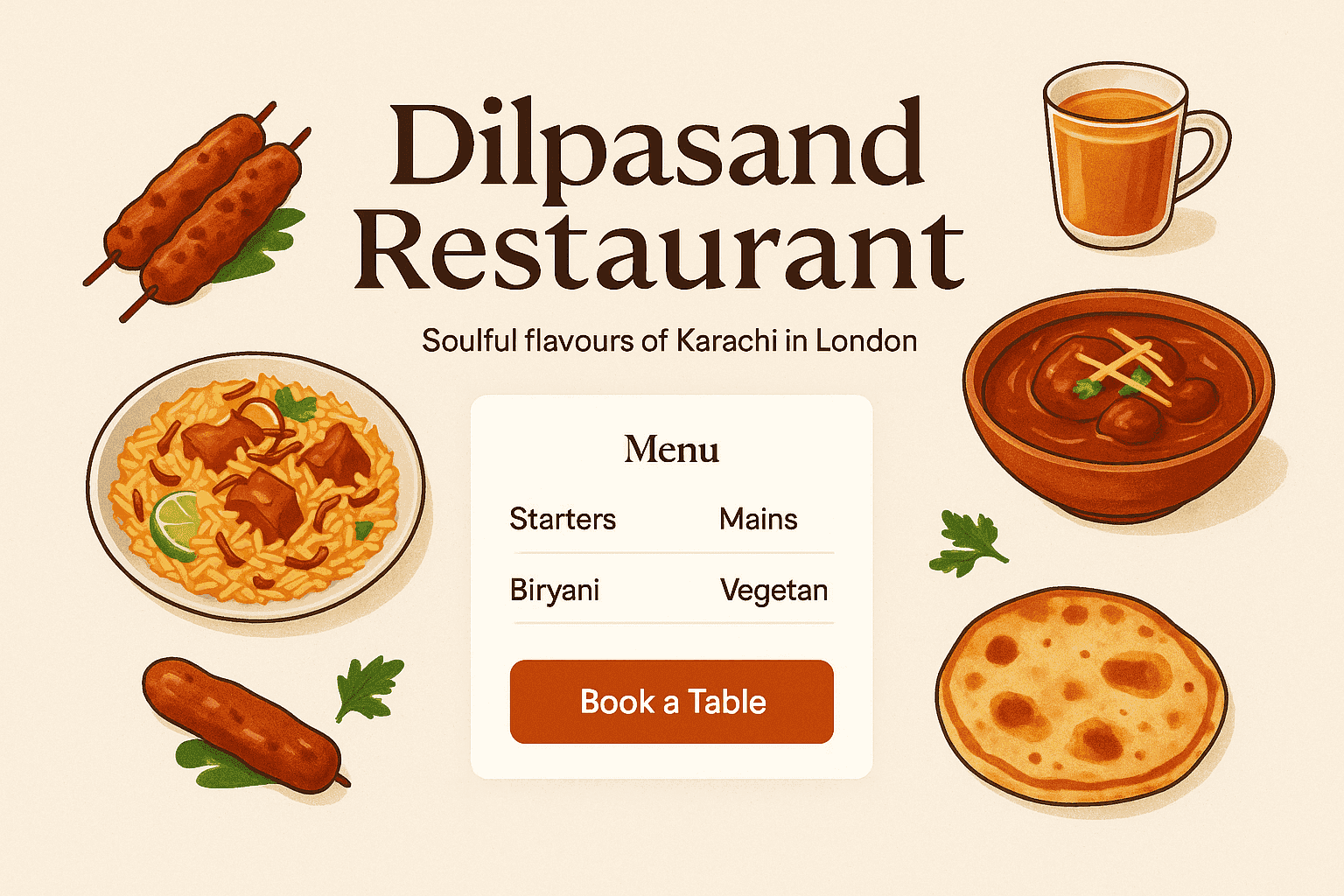 Dilpasand Restaurant (Business Presence & Ordering)